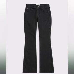Abercrombie & Fitch Black Boot Cut curve love